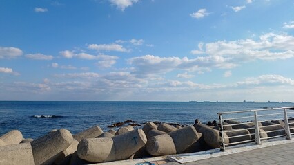 울산 슬도 바다