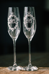 wedding glasses