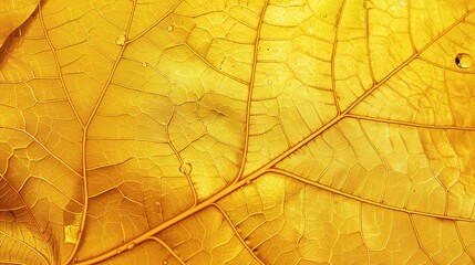 Obraz premium Shiny Yellow Leaf Gold Foil Texture: A Mesmerizing Blend of Brilliance and Natural Beauty, Enchanting and Captivating, A Visual Delight that Transforms Surfaces into a Golden Paradise