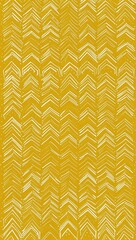 Gold Trapezoid pattern hand drawn design on Yellow background illustration