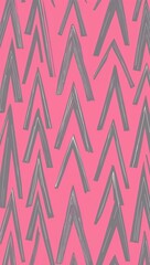 Gray Trapezoid pattern hand drawn design on Purple background illustration