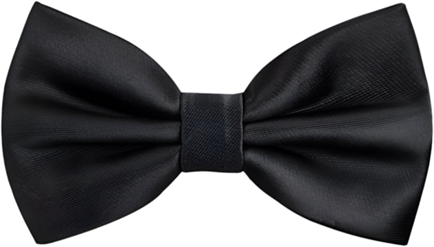 black bow tie 