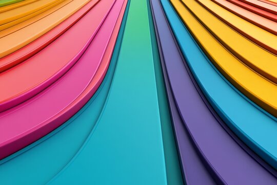 A detailed image of CMYK color strips aligned in a gradient order, with their respective color codes visible