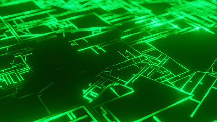 Electric Impulses on Technic Path