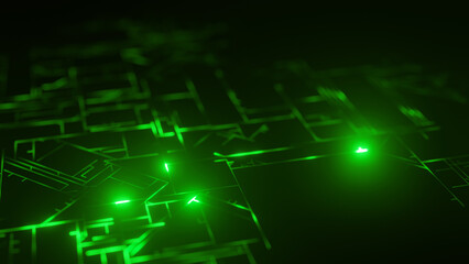 Electric Impulses on Technic Path