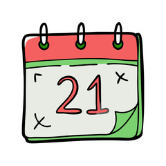 advent calendar Illustration, christmas vector illustration - flat illustration of aadvent calendar, symbolizing holiday celebrations. christmas illustration.