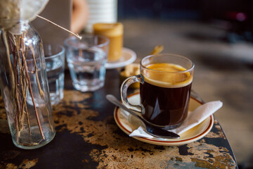 Cozy Coffee Break With Sugar Cubes and Elegant Table Setting