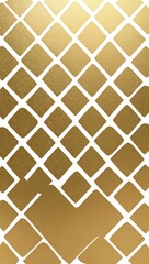 White Rhombus pattern hand drawn design on Gold background illustration