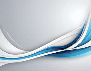 Abstract blue and white swirls