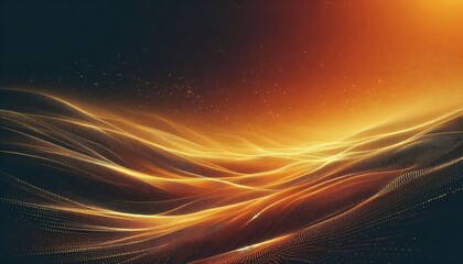 Obraz premium An Artistic Representation of Abstract Flowing Light waves in Warm Tones and Hues