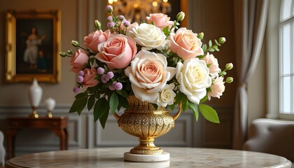 flowers in a vase on a table wedding bouquet of flowers
