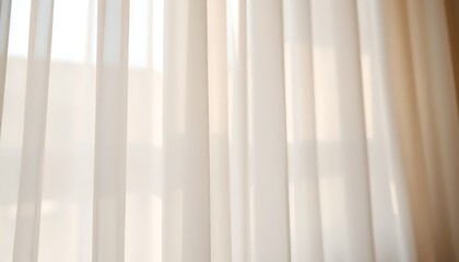 Obraz premium white curtain with background