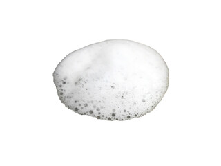 Abstract White Foam With Bubble Textured, Isolated Transparent