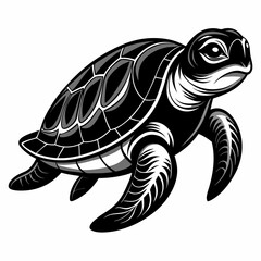 Sea Turtle Svg | Cricut Sea Turtle Svg | Black and White Prints | Silhouette Sea Turtle Svg