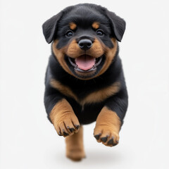 Obraz premium Adorable Puppies in Action: Playful Moments with Bones 