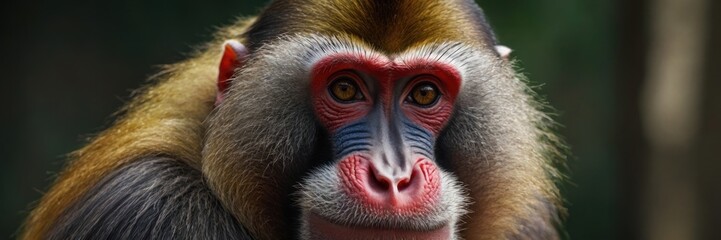 Obraz premium Mandrill Portrait