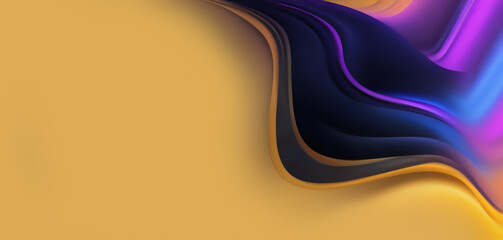 Abstract Swirl of Colors and Light Effects