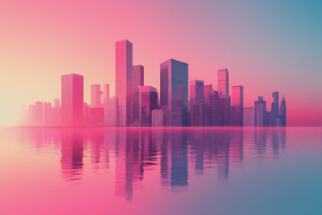 Modern gradients, Franklin City, minimalist, smooth gradient, creative.