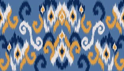 geometric ethnic vintage texture vector art design. textile fashion pattern line ikat seamless pattern and batik fabric texture asian background wallpaper geometry indian. Ethnic abstract ikat art .