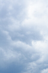 Dark grey clouds background Cumulonimbus. Rainy season