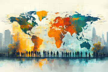 Show how cultural diversity manifests in the workplace through an infograph