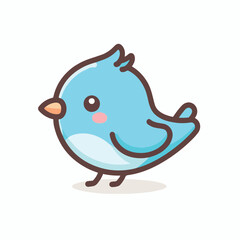 Cute Bird Vectors & Illustrations