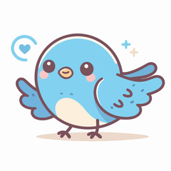 Cute Bird Vectors & Illustrations