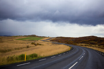 Autumn scenery in Iceland, Northern Europe