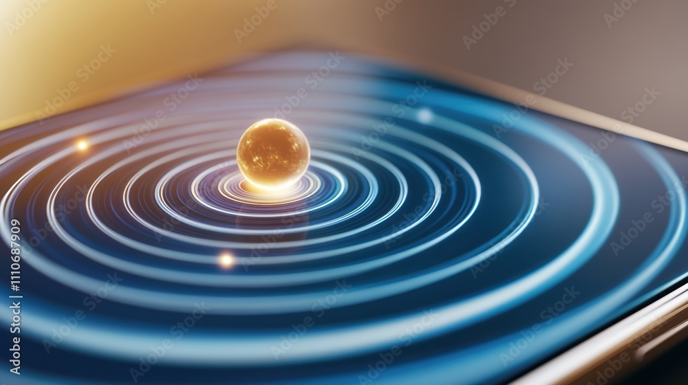 Poster exploring the cosmic dance of planets through a smartphone astronomy app