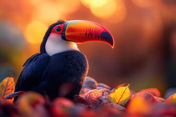 Obraz premium toucan in the jungle