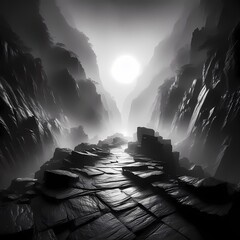 sunrise over the mountains