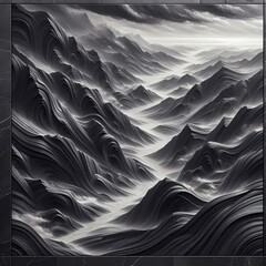 sunset over the mountains