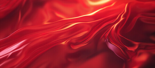 Obraz premium glowing red wave background, liquid 5