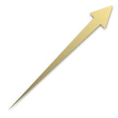 Golden Up arrow