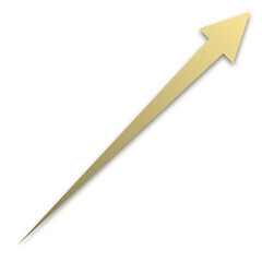 Golden Up arrow