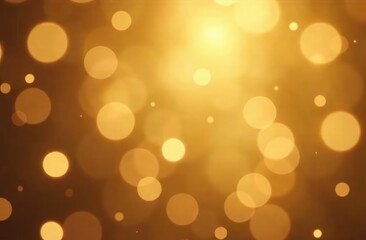 Fototapeta premium charming atmosphere with a gold bokeh blur background that radiates soft light and timeless beauty for every occasion.