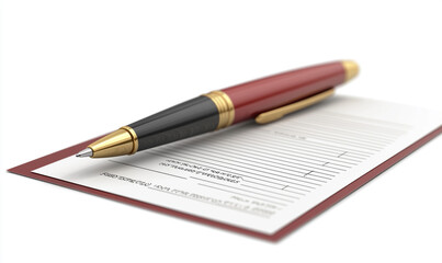 Signing important documents home office personal task indoor top-down view organization skills for success