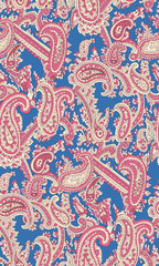 beautiful paisley pattern in the backgroundbeautiful paisley pattern in the background
