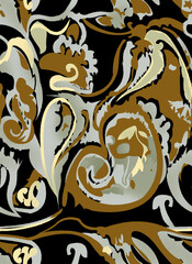 beautiful paisley pattern in the backgroundbeautiful paisley pattern in the background