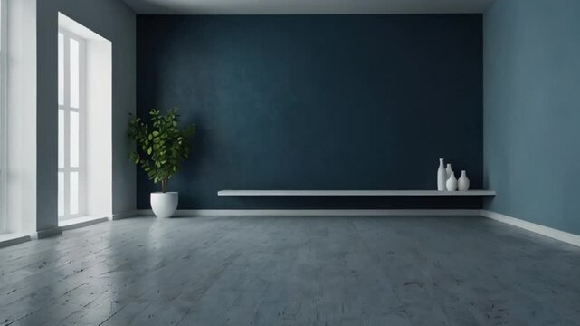 room with wall and floor