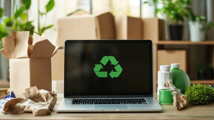 Sustainable tech solutions for home office indoor environment digital content