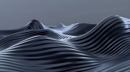 Curved lines that flow smoothly, resembling waves or flowing water in a fluid motion design