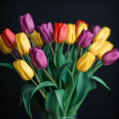 Obraz premium bunch of tulips