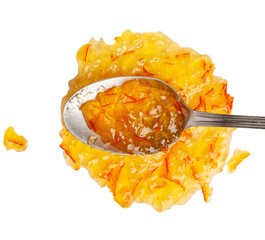 Orange Jam, Apricot Marmalade, Fruit Jelly Fruity Confiture, Yellow Red Syrup, Mango Sauce