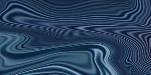 Abstract dark blue distorted  liquid background, marble ink colorful blue green pattern surface graphic texture abstract background, the flowing design creates a sense of movement and depth.