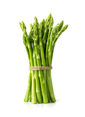 Raw Garden Asparagus, Fresh Green Spring Vegetables, Asparagus Officinalis Edible Sprouts