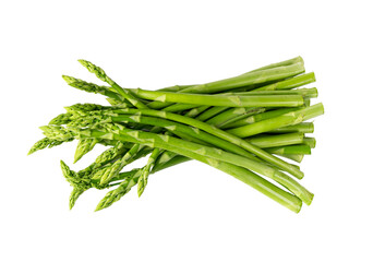Raw Garden Asparagus, Fresh Green Spring Vegetables, Asparagus Officinalis Edible Sprouts