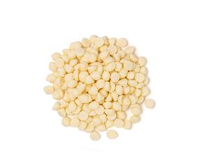 Chocolate Chips Isolated, Scattered Chocolate Sprinkles, Decorative Cocoa Drops, Cookie Decoration Ingredient