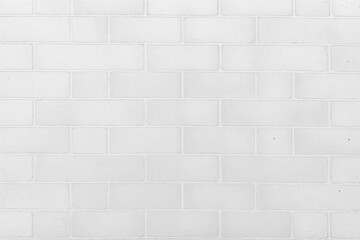 Naklejka premium White brick wall texture background design element for modern interiors