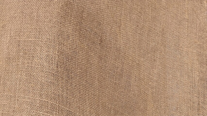 Natural sack texture brown canvas fabric design. EPS file. Vector illustration.